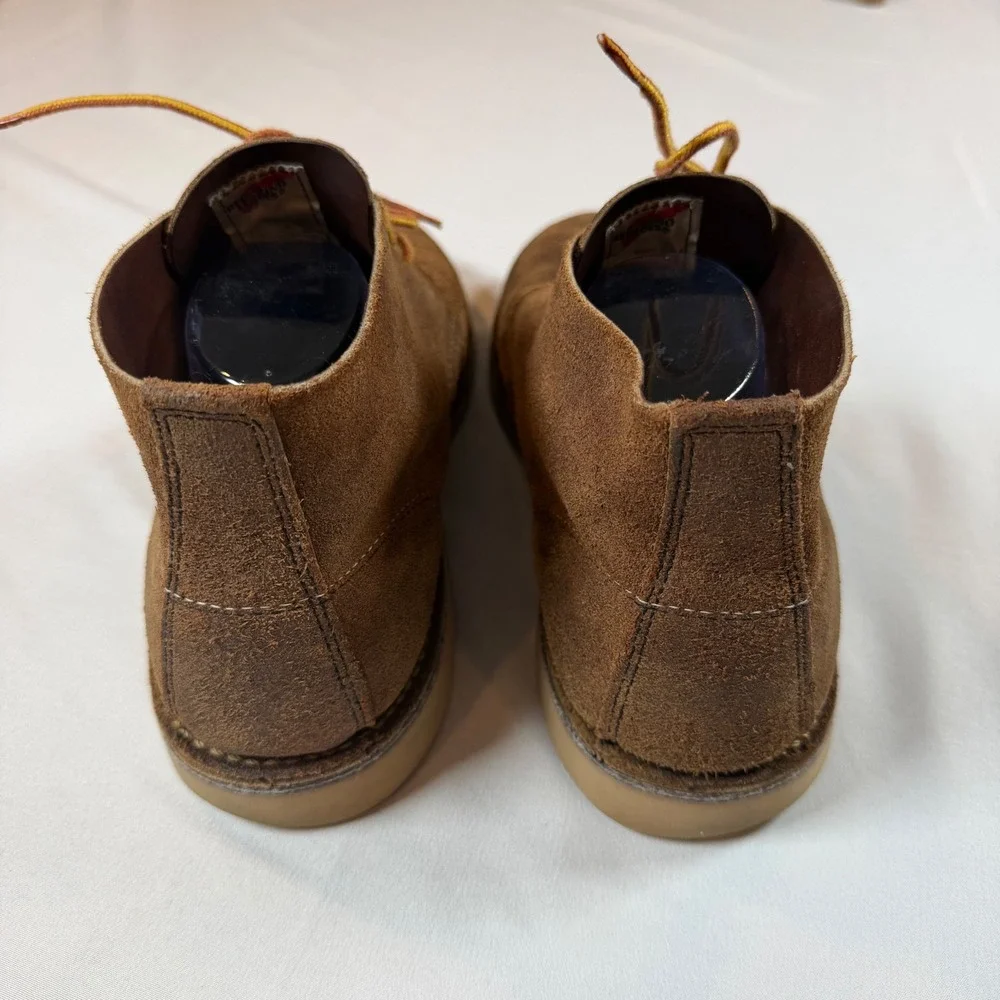 Red Wing Heritage 3321 Weekender Chukka Tan Brown Suede Made In USA Men's Sz 9.5